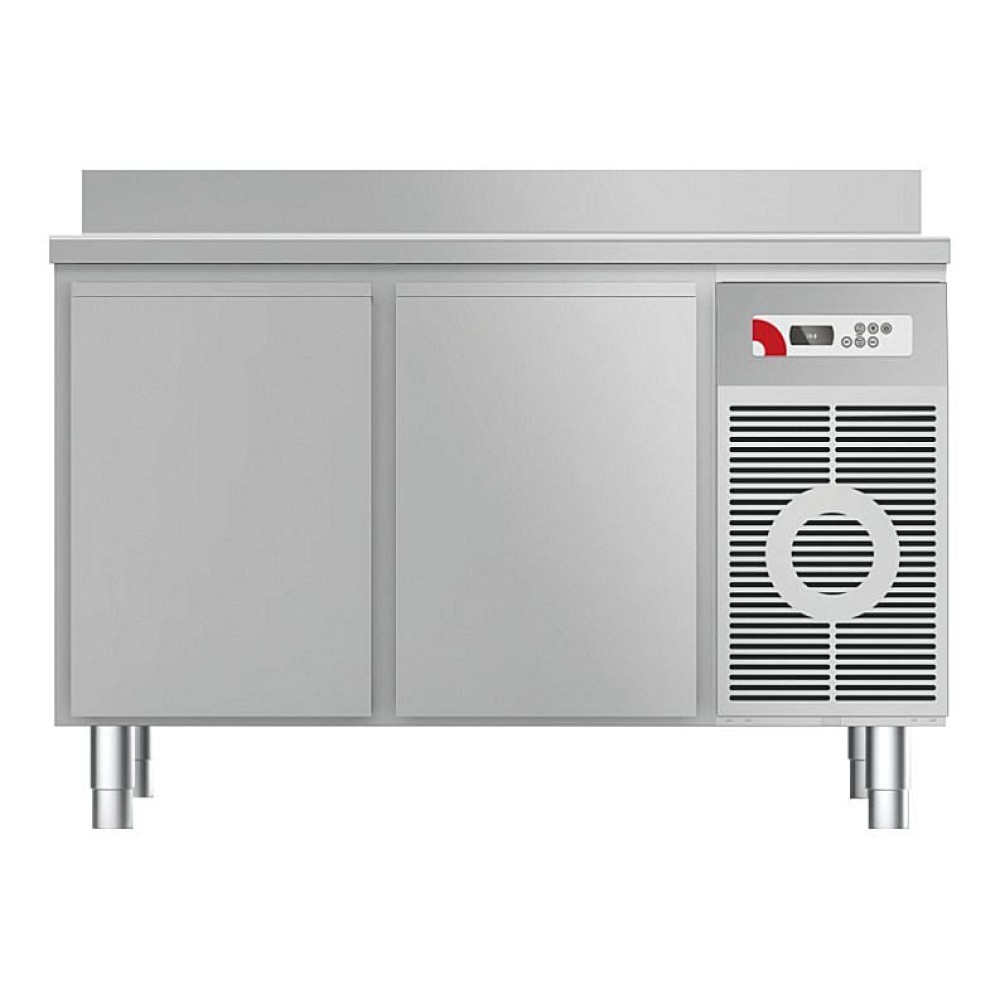 PREMIUMLINE Tiefkühltisch friulinox/ mit Aukantung/1275x700x850mm