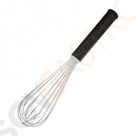 Vogue strapazierfähiger Schneebesen 30cm Länge: 30cm | Schwarzer Griff aus Vinyl