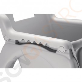 Bolero PP stapelbarer Kinderstuhl grau Farbe: grau | Material: Polypropylen | Sitzhöhe: 49cm