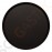 Cambro Treadlite rundes rutschfestes Fiberglas Tablett schwarz 40,5cm DB004  | 40,5(Ø)cm