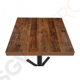 Bolero quadratische Tischplatte Urban Dark 70cm DR823  | Stil: Urban Dark | Größe: 70x70cm