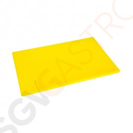 Hygiplas antibakterielles LDPE Schneidebrett gelb 450x300x10mm Größe: 10(H) x 450(B) x 300(T)mm | Für Geflügel