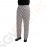 Whites Unisex Kochhose Easyfit schwarz/weiß großkariert L Größe: L | Polybaumwolle | Taillenumfang: 95-102cm