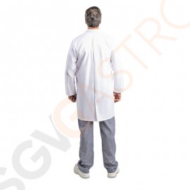 Whites lange Arbeitsjacke Unisex M Größe: M | Polyester-Baumwolle