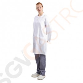 Whites lange Arbeitsjacke Unisex M Größe: M | Polyester-Baumwolle