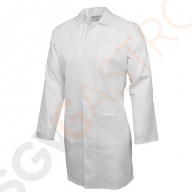 Whites lange Arbeitsjacke Unisex M Größe: M | Polyester-Baumwolle
