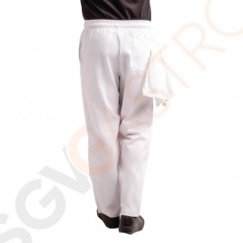 Whites Unisex Kochhose Easyfit weiß L Größe: L | Taillenumfang: 97-102cm | Polybaumwolle