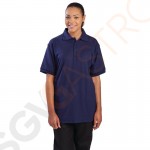 Unisex Poloshirt marineblau L Poloshirt dunkelblau, Größe L.