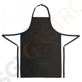 Chef Works Latzschürze schwarz Farbe: Schwarz. Größe: 610(B)x 860(L)mm.