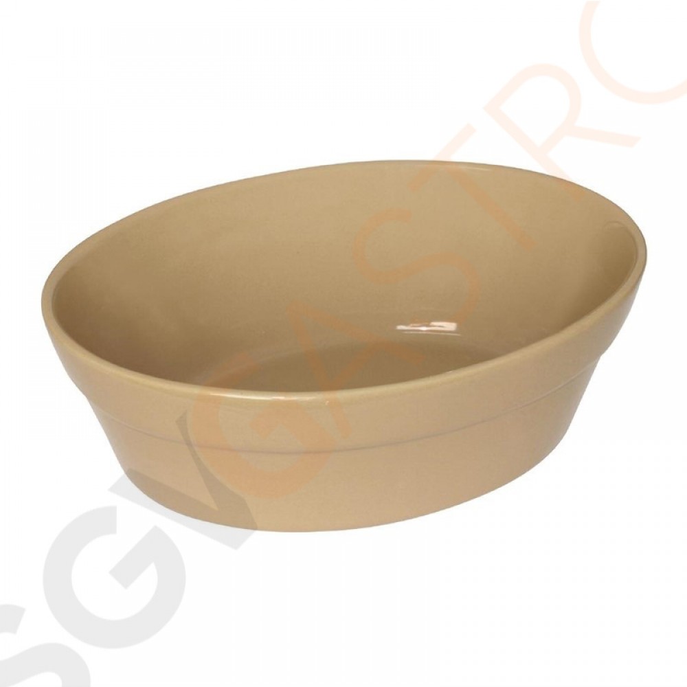 Olympia Stoneware ovale Auflaufformen 19,7cm C111 | 6,5 x 19,7 x 14,2cm | 6 Stück