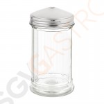 Olympia Zuckerstreuer mit 8mm Loch Inhalt: 34cl | Glas und Edelstahl