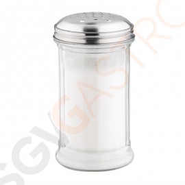 Olympia Zuckerstreuer mit 2,4mm Löchern Kapazität: 34cl | Glas und Edelstahl