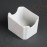 Olympia Whiteware Ständer für Zuckertüten 6 Stück | 7 x 9cm | Porzellan