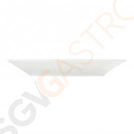 Olympia Whiteware quadratische Teller 25cm 6 Stück | 25 x 25cm | Porzellan