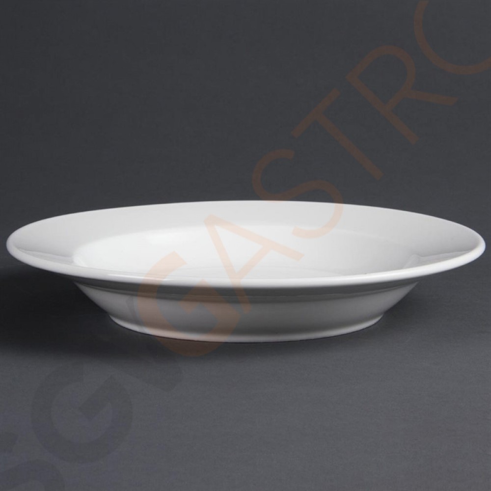 Olympia Whiteware tiefe runde Teller 27cm 6 Stück | 27(Ø)cm | Porzellan Olympia Whiteware tiefe runde Teller 27cm 6 Stück | 27(Ø)cm | Porzellan
