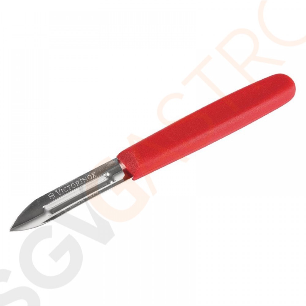 Victorinox Sparschäler rot Doppelseitige Klinge | Nylongriff