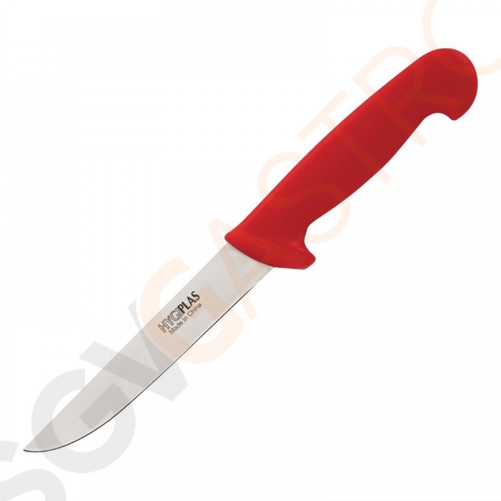 Hygiplas Ausbeinmesser 15cm rot Ausbeinmesser | 15cm | Rot