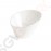 Olympia Whiteware ovale schräge Schüsseln 18 x 20cm CB080 | 10,5 x 18 x 20cm | 3 Stück