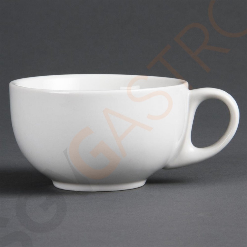 Olympia Whiteware Cappuccinotassen 28,4cl 12 Stück | Kapazität: 28,4cl | Porzellan