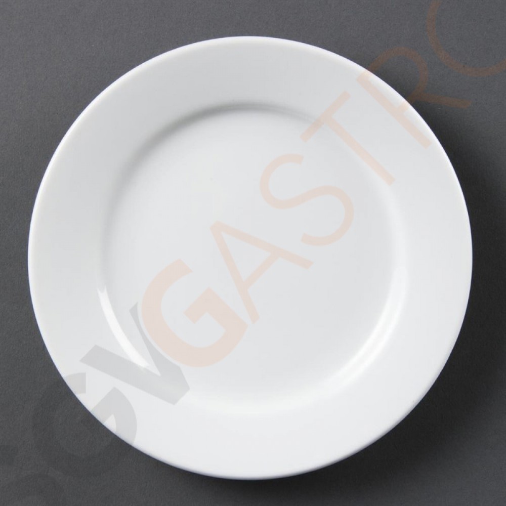 Olympia Whiteware Teller mit breitem Rand 16,5cm CB478 | 16,5(Ø)cm | 12 Stück Olympia Whiteware Teller mit breitem Rand 16,5cm CB478 | 16,5(Ø)cm | 12 Stück