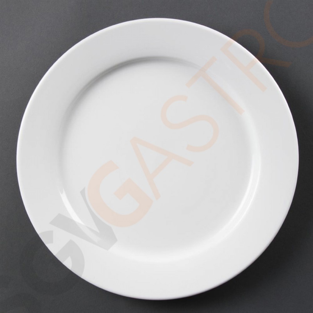 Olympia Whiteware Teller mit breitem Rand 28cm CB482 | 28(Ø)cm | 6 Stück Olympia Whiteware Teller mit breitem Rand 28cm CB482 | 28(Ø)cm | 6 Stück