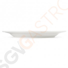 Olympia Whiteware Teller mit breitem Rand 28cm CB482 | 28(Ø)cm | 6 Stück