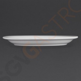 Olympia Whiteware Teller mit schmalem Rand 23cm CB489 | 23(Ø)cm | 12 Stück