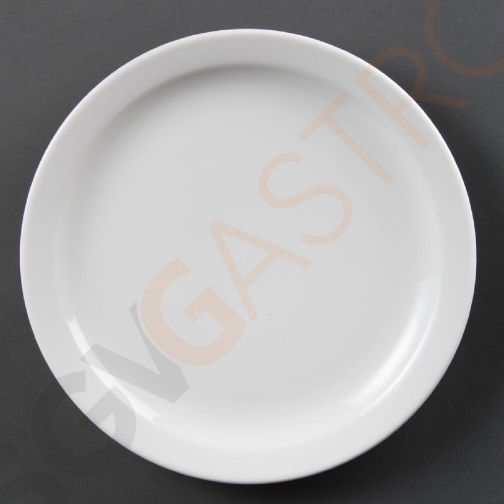 Olympia Whiteware Teller mit schmalem Rand 25cm CB490 | 25(Ø)cm | 12 Stück Olympia Whiteware Teller mit schmalem Rand 25cm CB490 | 25(Ø)cm | 12 Stück
