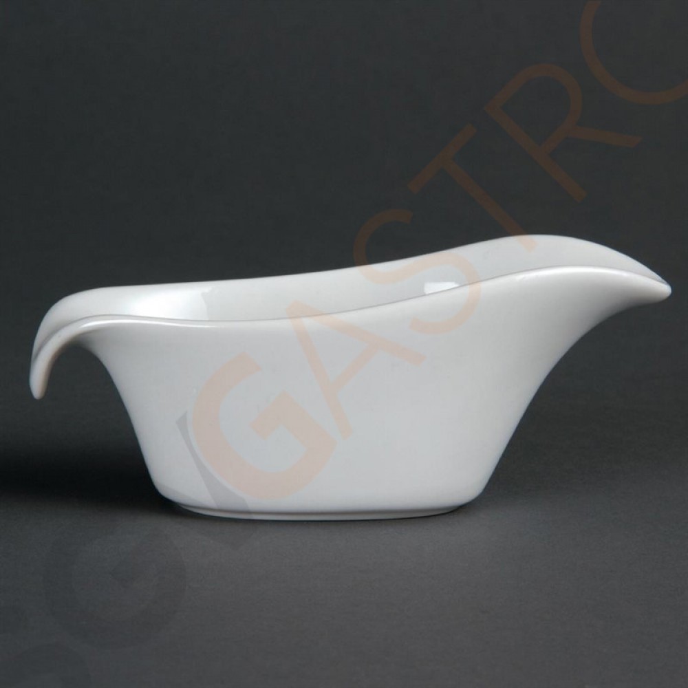 Olympia Whiteware Sauciere 8,5cl 6 Stück | 14(B)cm | Kapazität: 8,5cl | Porzellan Olympia Whiteware Sauciere 8,5cl 6 Stück | 14(B)cm | Kapazität: 8,5cl | Porzellan