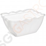 Kristallon Salatschüssel weiß 75cl Geeignet für Deckel CB759, CB760 | Kapazität: 75cl | 8,5 x 16,5 x 14,5cm | SAN | weiß