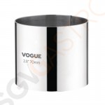 Vogue Moussering Edelstahl 6 x 7cm Größe: 6(H) x 7(Ø)cm