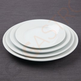 Athena Hotelware runde Teller mit breitem Rand 20,2cm CC207 | 20,2(Ø)cm | 12 Stück