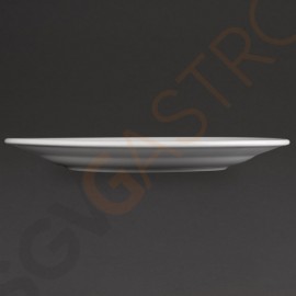 Athena Hotelware runde Teller mit breitem Rand 28cm CC210 | 28(Ø)cm | 6 Stück