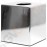 Bolero Taschentuchbox Kubus Chrom Geeignet für Taschentücher CF204 | Kunststoff und Chrom