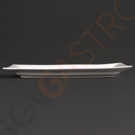 Lumina rechteckige Teller mit breitem Rand 31cm CD631 | 31 x 17,5cm | 2 Stück