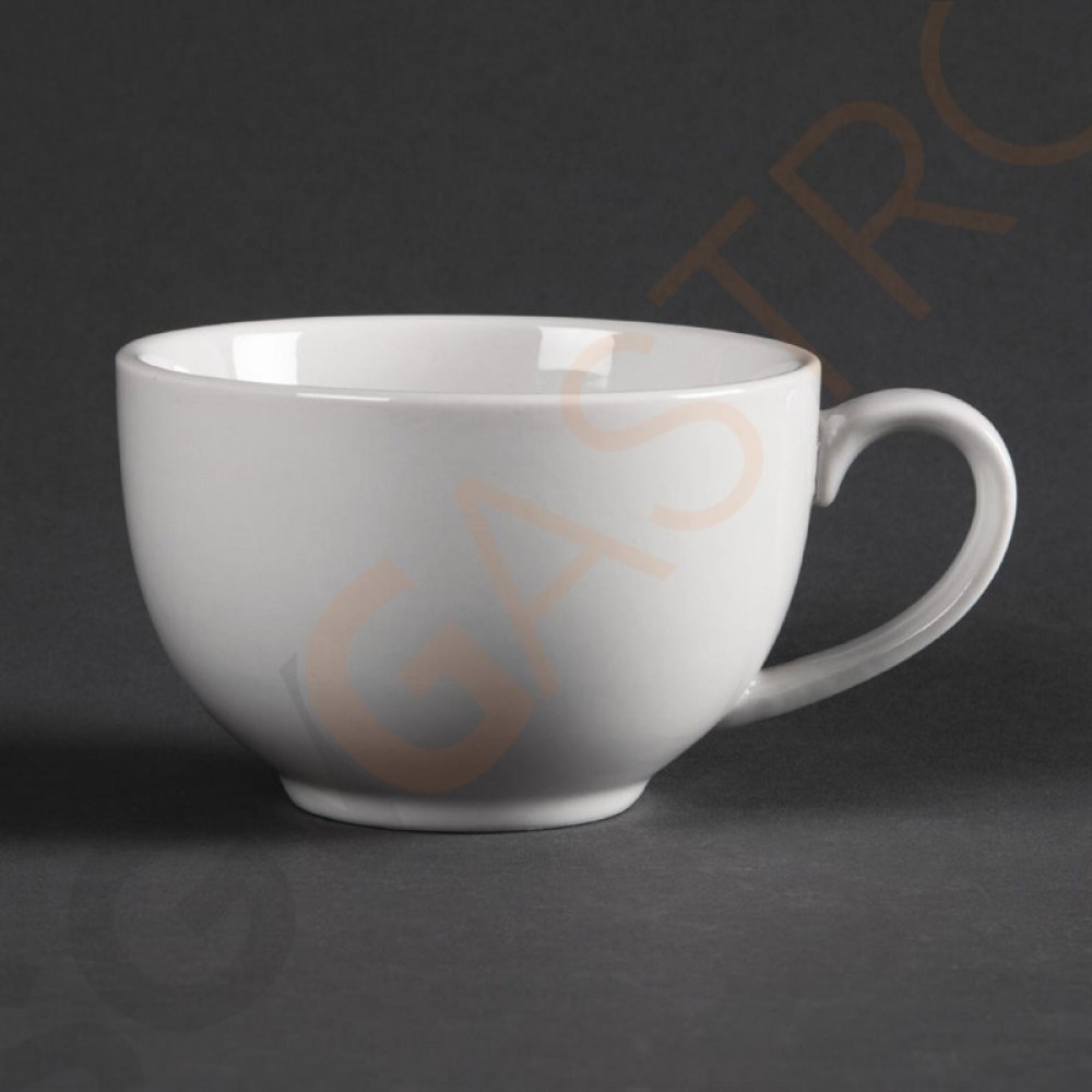 Olympia Whiteware elegante Tassen 23cl 12 Stück | Kapazität: 23cl | Porzellan Olympia Whiteware elegante Tassen 23cl 12 Stück | Kapazität: 23cl | Porzellan