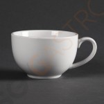 Olympia Whiteware elegante Tassen 23cl 12 Stück | Kapazität: 23cl | Porzellan