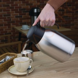 Olympia Edelstahl Isolierkanne 2L 2 Liter