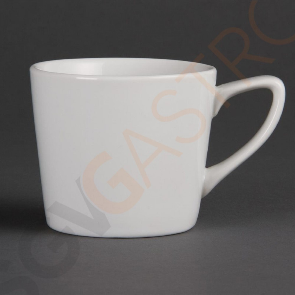 Olympia Whiteware niedrige Kaffeetassen 20cl 12 Stück | Kapazität: 20cl | Porzellan Olympia Whiteware niedrige Kaffeetassen 20cl 12 Stück | Kapazität: 20cl | Porzellan