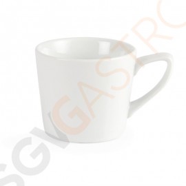 Olympia Whiteware niedrige Kaffeetassen 20cl 12 Stück | Kapazität: 20cl | Porzellan