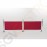 Bolero Abschirmwand rot 70 x 143 x 2cm | Segeltuch