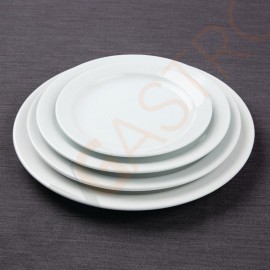 Athena Hotelware runde Teller mit schmalem Rand 20,5cm CF362 | 20,5(Ø)cm | 12 Stück