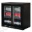 Polar Serie G Barkühlschrank schwarz 168 Flaschen Kapazität: 200L | 2 Türen | Schwarz