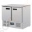 Polar Serie G Thekenkühltisch mit Marmorarbeitsfläche 2-türig 240L 2türig 240L