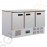 Polar Serie G Thekenkühltisch mit Marmorarbeitsfläche 3-türig 368Ltr 368Ltr. 3türig (9 x 1/1 GN)