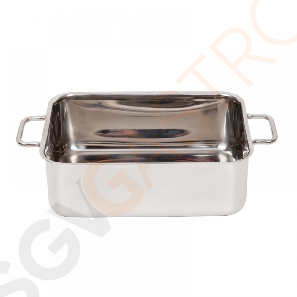 Olympia Minibräter 15 x 10cm Deckel CL189 separat erhältlich | 5 x 15 x 10cm | Edelstahl Olympia Minibräter 15 x 10cm Deckel CL189 separat erhältlich | 5 x 15 x 10cm | Edelstahl
