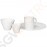 Olympia Whiteware konische Auflaufförmchen weiß 7cm 12 Stück | 3,2 x 7(Ø)cm | Porzellan | 9,8cl