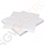 Fiesta Papierservietten weiß 30cm x2000 2000 Stück | 30 x 30cm | 2-lagig | Papier | weiß