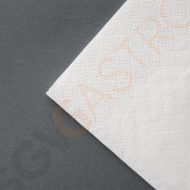 Fiesta Dinner-Papierservietten weiß 40cm x2000 2000 Stück | 40 x 40cm | 2-lagig | Papier | weiß