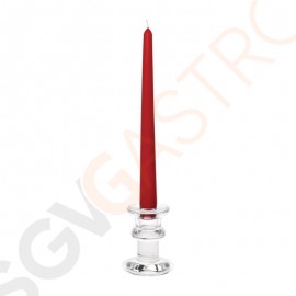 Olympia Kerzenständer Glas 6cm 6 Stück | passend für Spitzkerzen | 6 x 7(Ø)cm | Glas